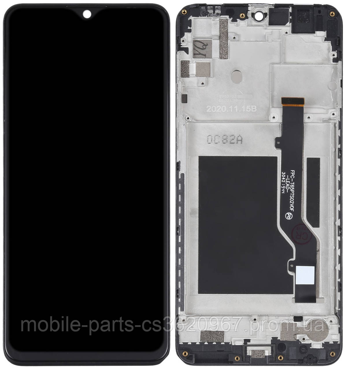 Дисплей ZTE Blade A7s 2020 Тачскрин Модуль Черный P/n : FPC ...