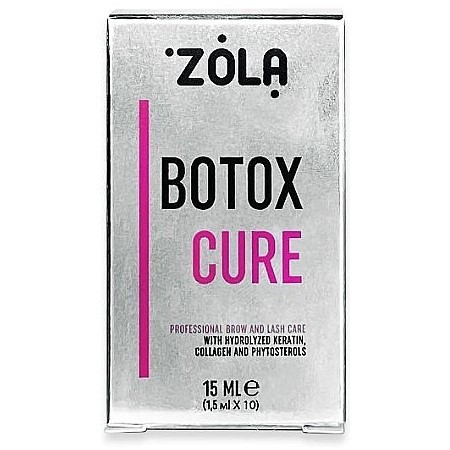 Zola Ботокс для брів та вій в саше Botox Cure, 10 x 1,5 мл