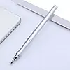 Універсальний Ємнісний Стілус - Срібло 2 в 1 Touch Pen Білий для планшета сенсорного екрану, фото 3