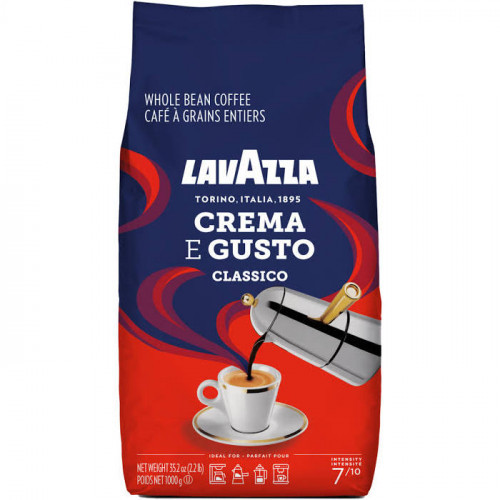 Кава в зернах Lavazza Crema e Gusto Classico 1кг