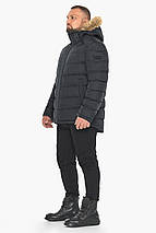 Коротка графітова куртка чоловіча зручна модель 49868 52 (XL), фото 2