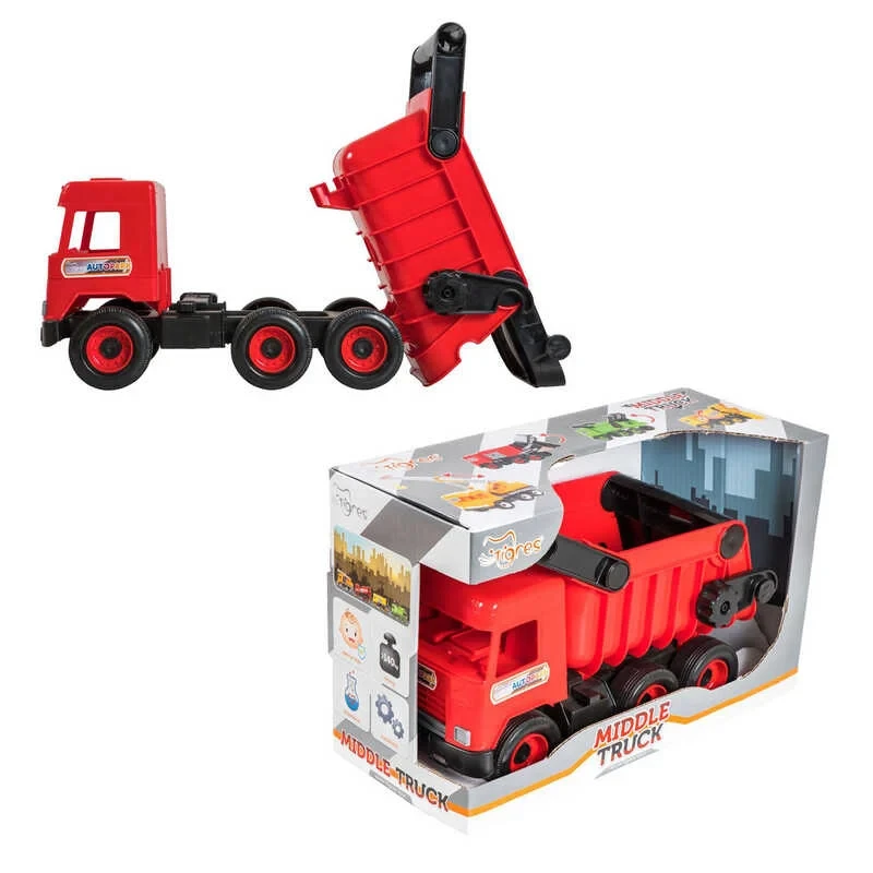Самоскид іграшковий Middle truck червоний Tigres 39486
