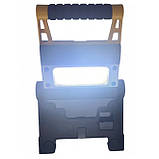 Аварійний світильник світлодіодний прожектор з акумулятором, ліхтар аварійного освітлення акумуляторний, фото 2