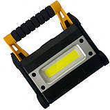 Аварійний світильник світлодіодний прожектор з акумулятором, ліхтар аварійного освітлення акумуляторний, фото 10