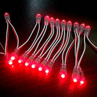 Червоний світлодіод швидкого монтажу JL 0,1 W, 12В, IP65