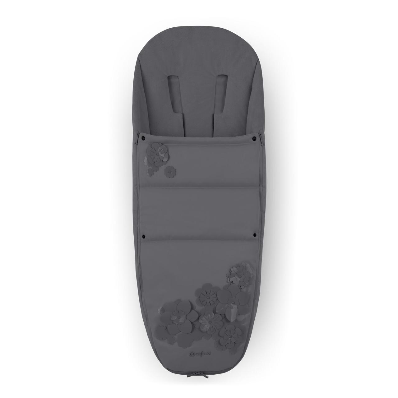 Чохол для ніг Cybex Platinum Simply Flowers Grey