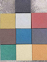 Гумова плитка EURO 30мм всі кольори для спорт залу фітнес клубу, фото 3