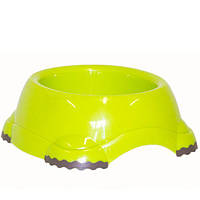 Moderna Модерна Смарти №3 миска для собак, пластик, 1245 мл, d-19 см ярко-зеленый 1.25 d-19 см.
