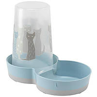 Moderna Tasty Large Maasai Модерна кормушка поилка автоматична для котів і собак, дизайн Масаи, 1,5 л