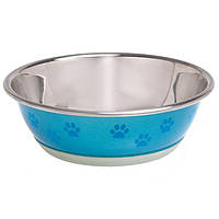 Flamingo Bowl Selecta+Paw ФЛАМИНГО БОУЛ СЕЛЕКТА ПОУ миска для собак и кошек с рисунком лапы 350 мл