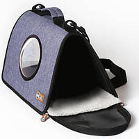 K & H Lookout сумка-переноска для собак і кішок світло-синій S 43,18x25,4x22,86 см