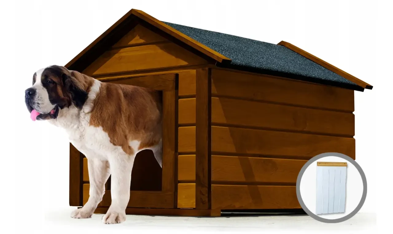 Будка для собаки з дерева, собача будка Dog Comfort XXL — 105х83х90 см тор
