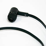 Дротові навушники з мікрофоном чорні вакуумні навушники вкладиші Celebrat mod. D2, фото 5
