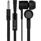 Дротові навушники з мікрофоном чорні вакуумні навушники вкладиші Celebrat mod. D2, фото 7