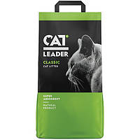 Кет Лідер (CAT LEADER) супер-всмоктуючий наповнювач в котячий туалет 10 кг