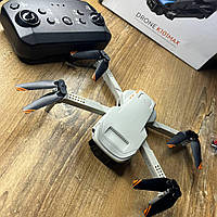 Радиоуправляемый детский мини drone квадрокоптер K101 Max дрон з 4K HD камерами FPV, до 20 мин. полет + 2акб