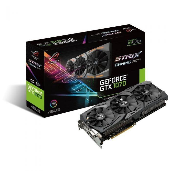 Відеокарта Asus GeForce GTX 1070 ROG Strix 8GB GDDR5