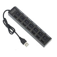 USB HUB 7 портов с выключателями, USB 2.0