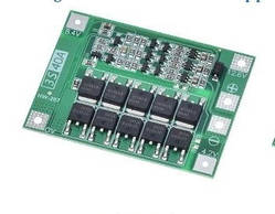 Контроллер заряда-разряда 3-х 3s Li-Ion аккумуляторов 40А BMS модуль Enhance