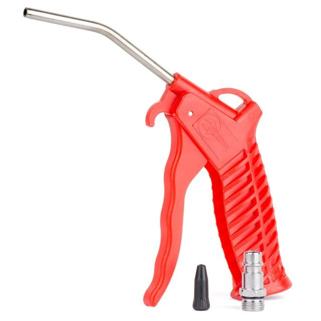 Пістолет продувний пластиковий, наконечник 10см. з гумовою насадкою INTERTOOL [PT-0805], фото 1