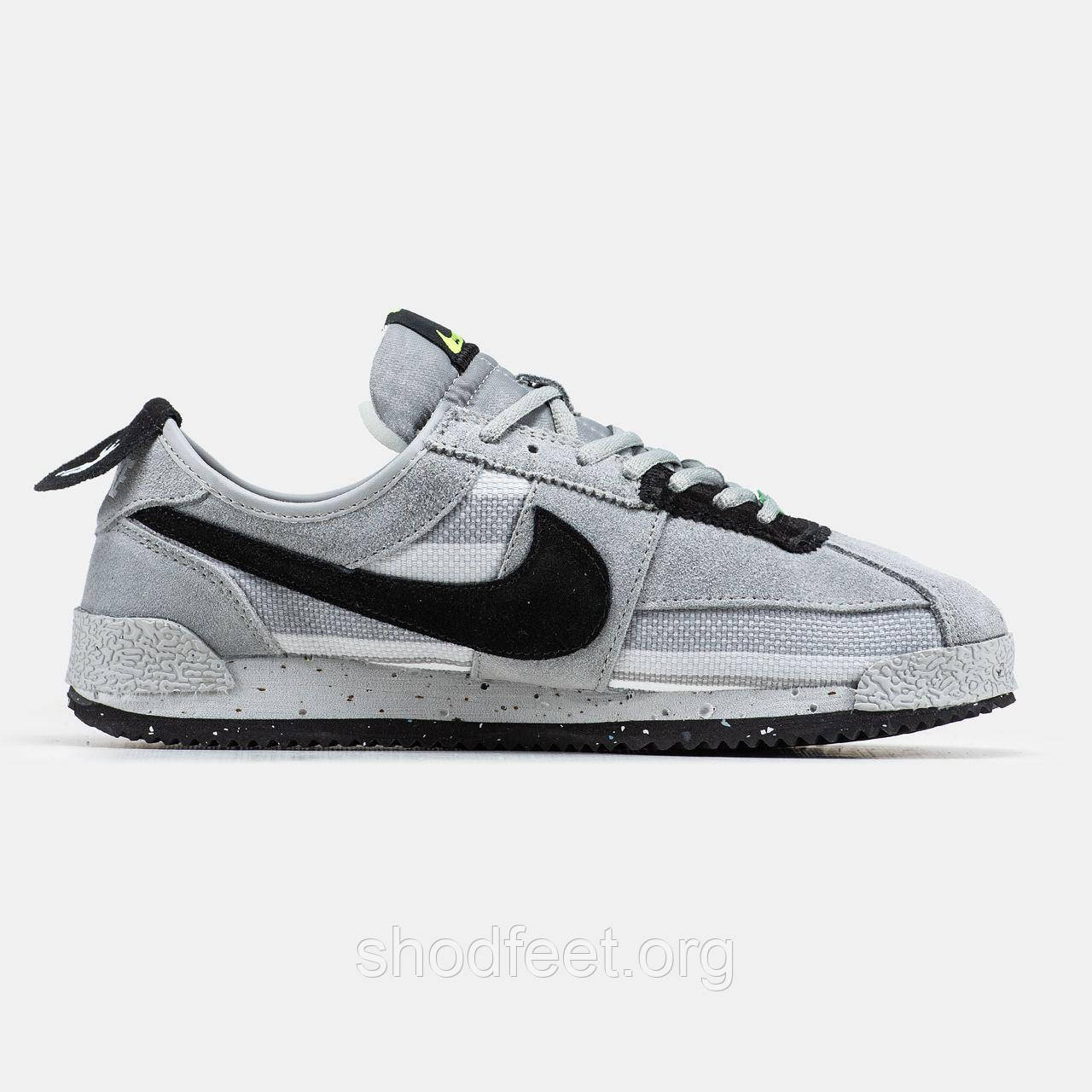 Кросівки Nike Cortez x Union L.A Grey, фото 1
