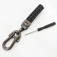 Брелок для ключей плетеный с карабином DAEWOO