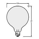 LED-лампа OSRAM Retrofit Classic Globe G125 17 W E27 4000 K 230 V (4058075601901), фото 5