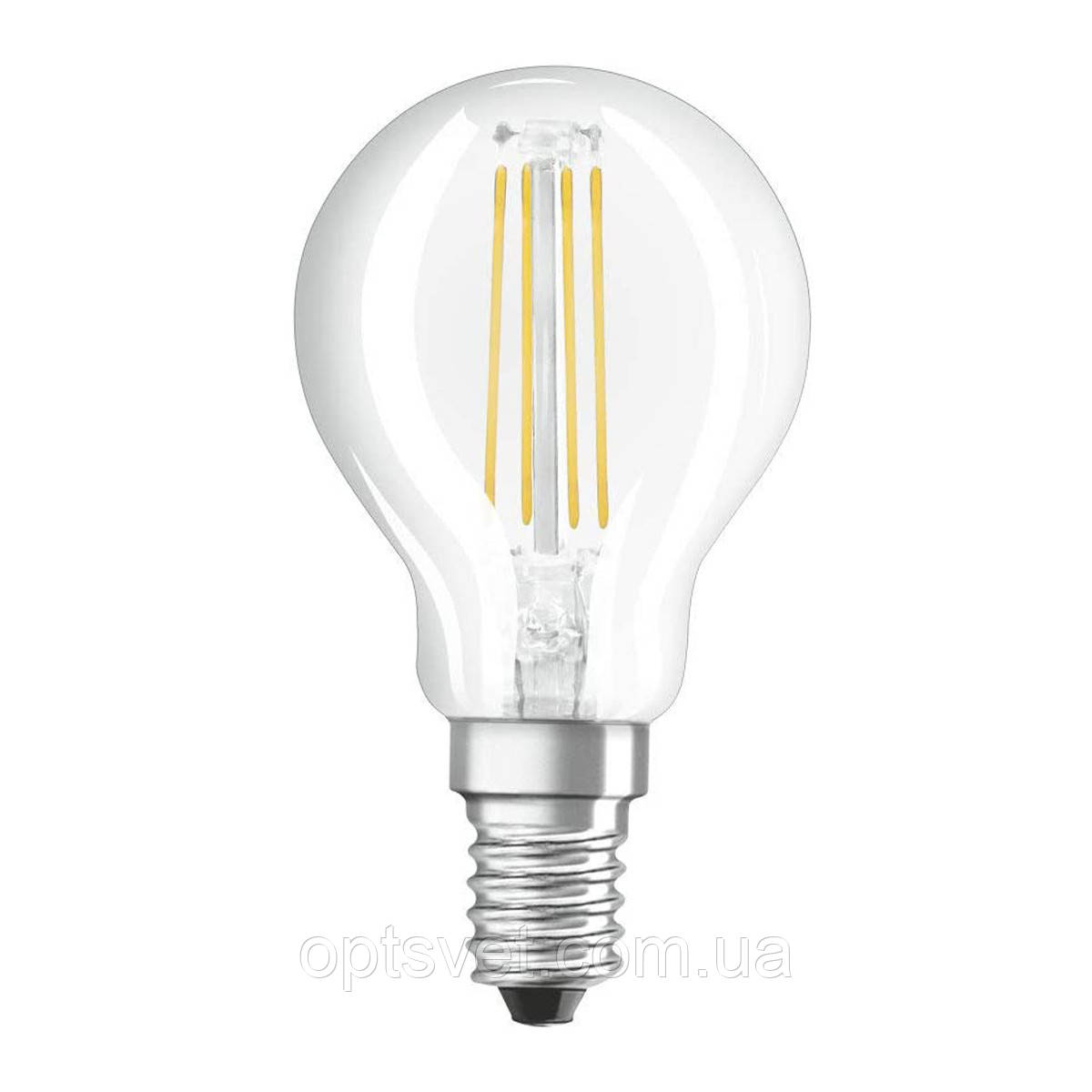 LED-лампа OSRAM Retrofit Classic Filament P45 4 W E14 2700 K 220-240 V (4058075436527), фото 1