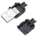 Набір для паяння, кабель, роз'єм USB (A) — DC для повербанка, 12 В, 2 А, автономне живлення для роутера, GPON, фото 4