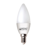 Светодиодная LED лампа MONO lighting 4W свеча цоколь E14 4000K нейтальный свет