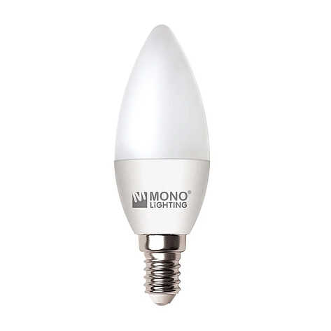 Світлодіодна LED лампа MONO lighting 4W свічка цоколь E14 4000K нейтральне світіння, фото 1