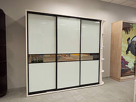 Шафа купе на замовлення Z-301 Шафа купе на замовлення зі склом і дзеркалом