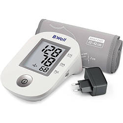 Тонометр автоматичний B.Well PRO-33 електронний вимірювач артеріального тиску (манжета M-L з адаптером)