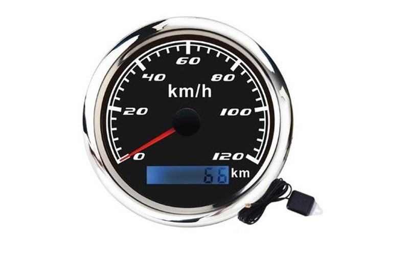 GAUGE WPSP270-GPS-120B GPS спидометр чорний на човен до 120 км/год