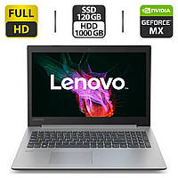 Ноутбук Б-класс Lenovo IdeaPad 330-15IKB/15.6"/ Core i3-7020U/ 8GB DDR4/ 120GB SSD+1TB HDD/ MX110 2GB