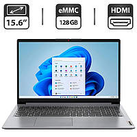 Новый ультрабук Lenovo IdeaPad 1 15ADA7/ 15.6"/ Athlon Silver 3050U/ 4GB DDR4/ 128GB SSD eMMC/ RX Vega 2