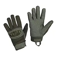 Перчатки тактические M-Tac Olive с усиленной ладонью. Военные перчатки повышенного качества.