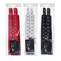 Окови Leather Double Fix Leg Cuffs, White, фото 4