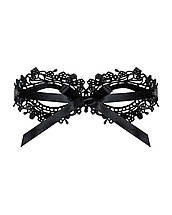 Мереживна маска Obsessive A710 mask, єдиний розмір, чорна, фото 3