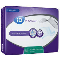 Пелюшки для немовлят ID Protect Super 90 x 60 см 30 шт. (5411416047940), фото 2