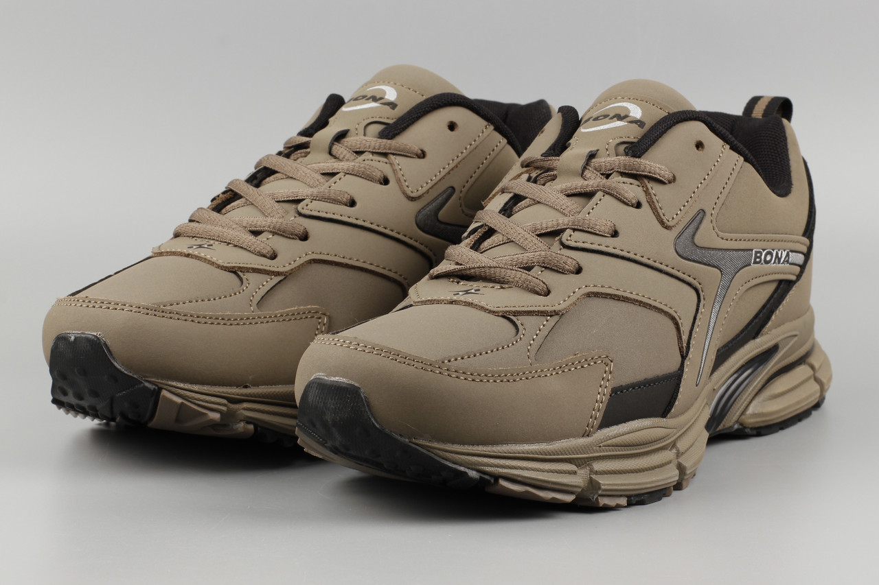 Кросівки чоловічі хакі Bona 886T Бона Розміри 41 43 44