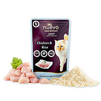 Nuevo Light (Нуево Лайт) влажный корм для котов с лишним весом с курицей и рисом 85 г х 16 шт