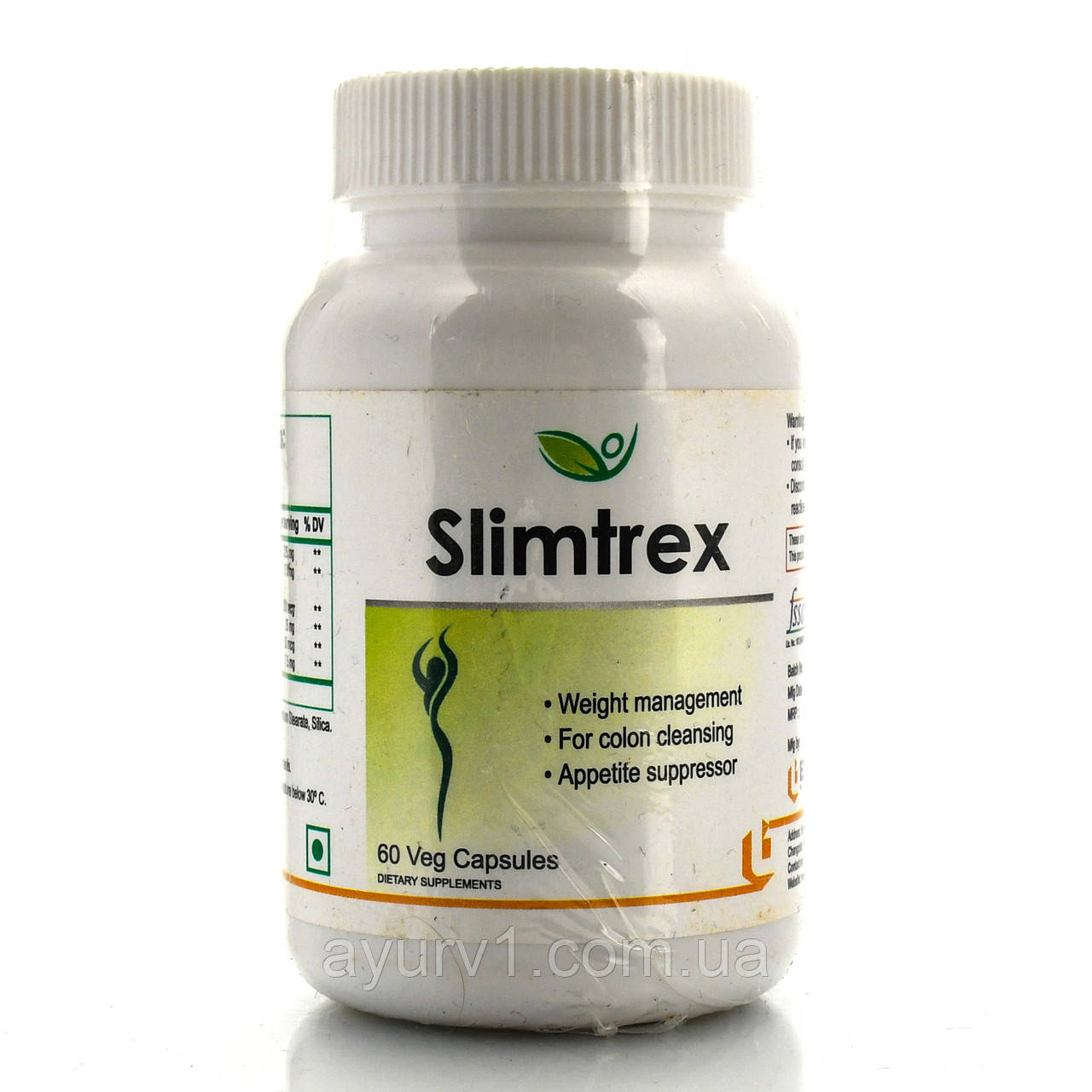 Слімтракс Біотрекс Biotrex Slimtrex 60 капсул комплекс для схуднення з хітозаном, гарцинією, хромом