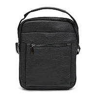 Сумка Borsa Leather k1885-black мужская кожаная черная