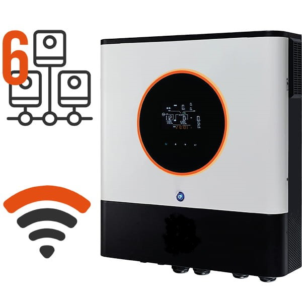 Сонячний гібридний інвертор Voltronic Axpert Max II 8000 , 48V 2 MPPT на 8kW, WIFI