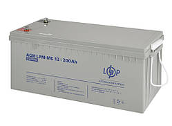 Акумулятор мультигелевий Logicpower lpm-mg 12v 200ah