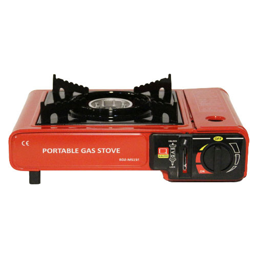 Переносна плитка газова туристична Red з перехідником під балони, кейс [Оригінал] польська