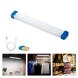 Світильник лінійний на акумуляторах з магнітами T5 32см USB, фото 2