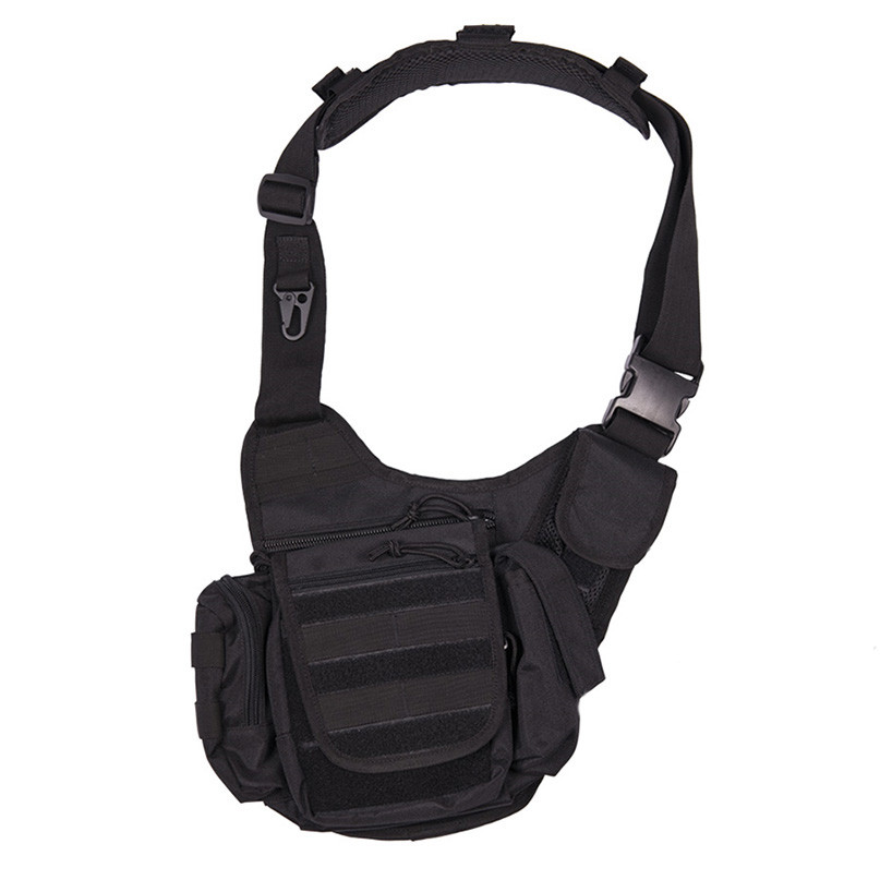 Сумка багатофункціональна Mil-Tec Multifunction Sling Bag Black 13726502-