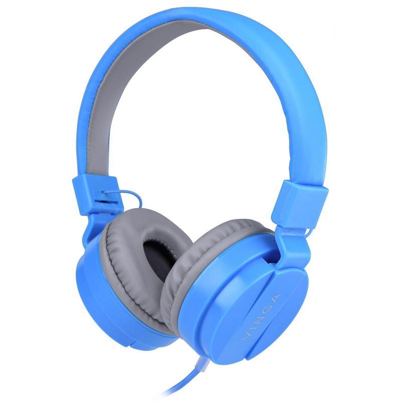 Великі провідні навушники Vinga HSM035 Blue/Сині